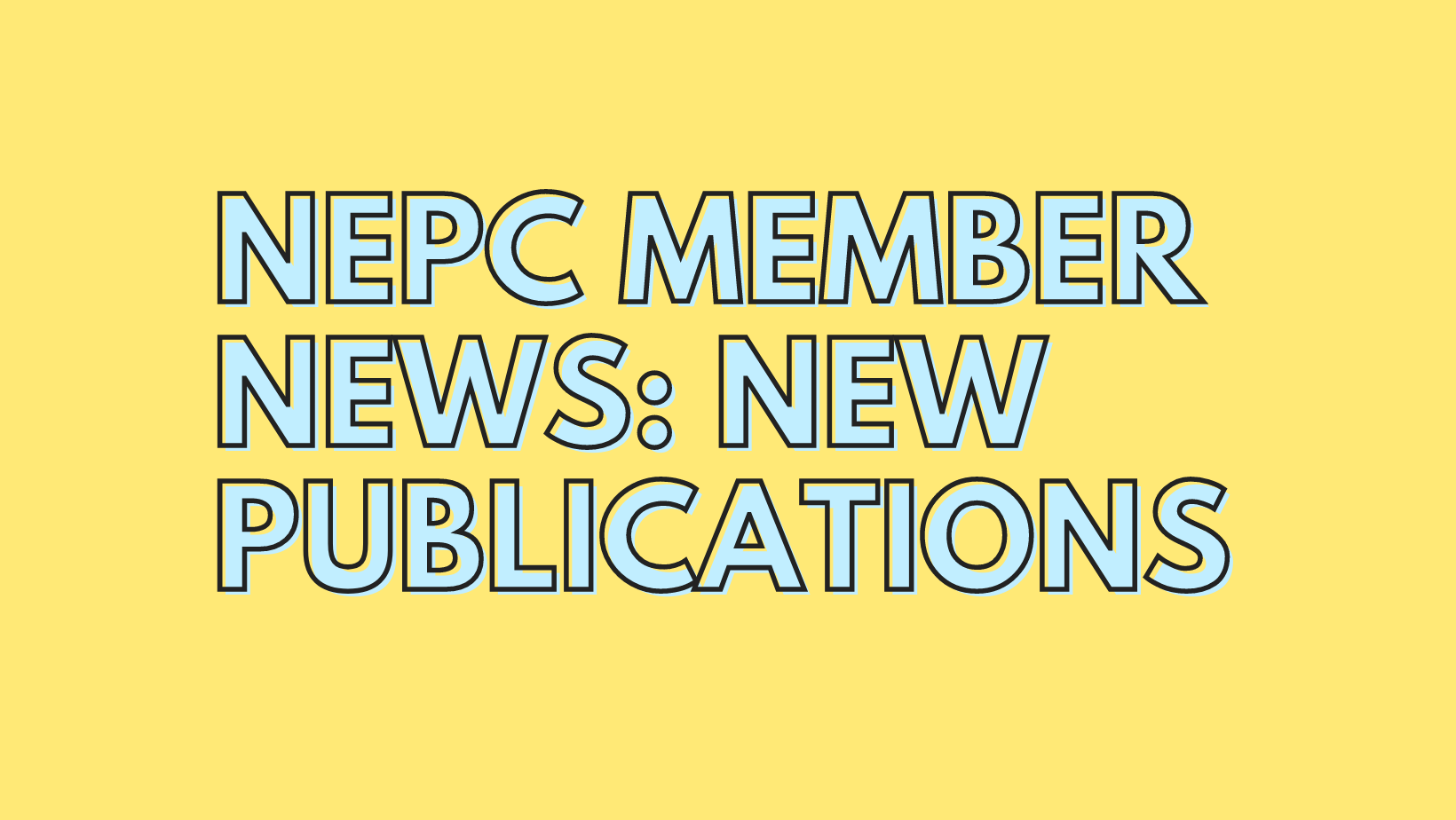 Member Publication News for September