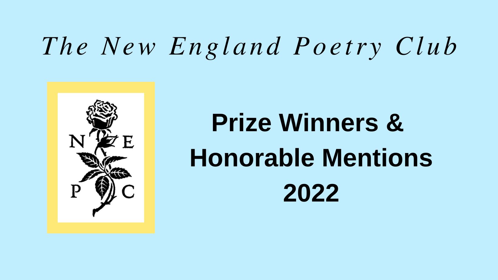Congratulations to our 2022 Prize Winners and Honorable Mentions
