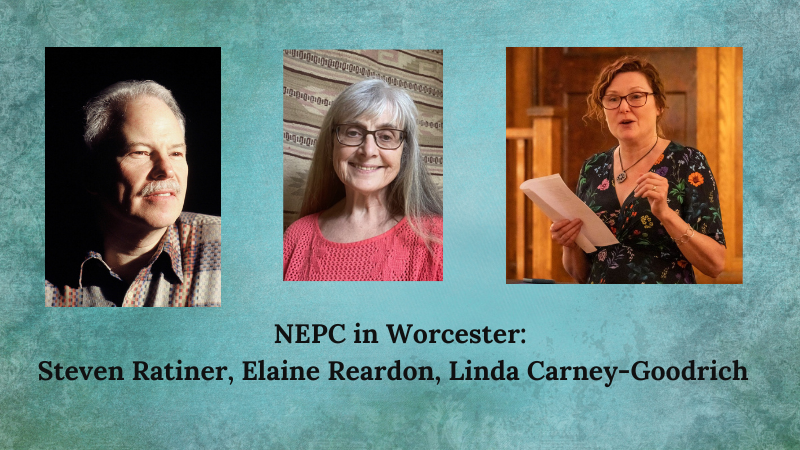 Steven Ratiner (photo by David Andrews), Elaine Reardon, Linda Carney-Goodrich