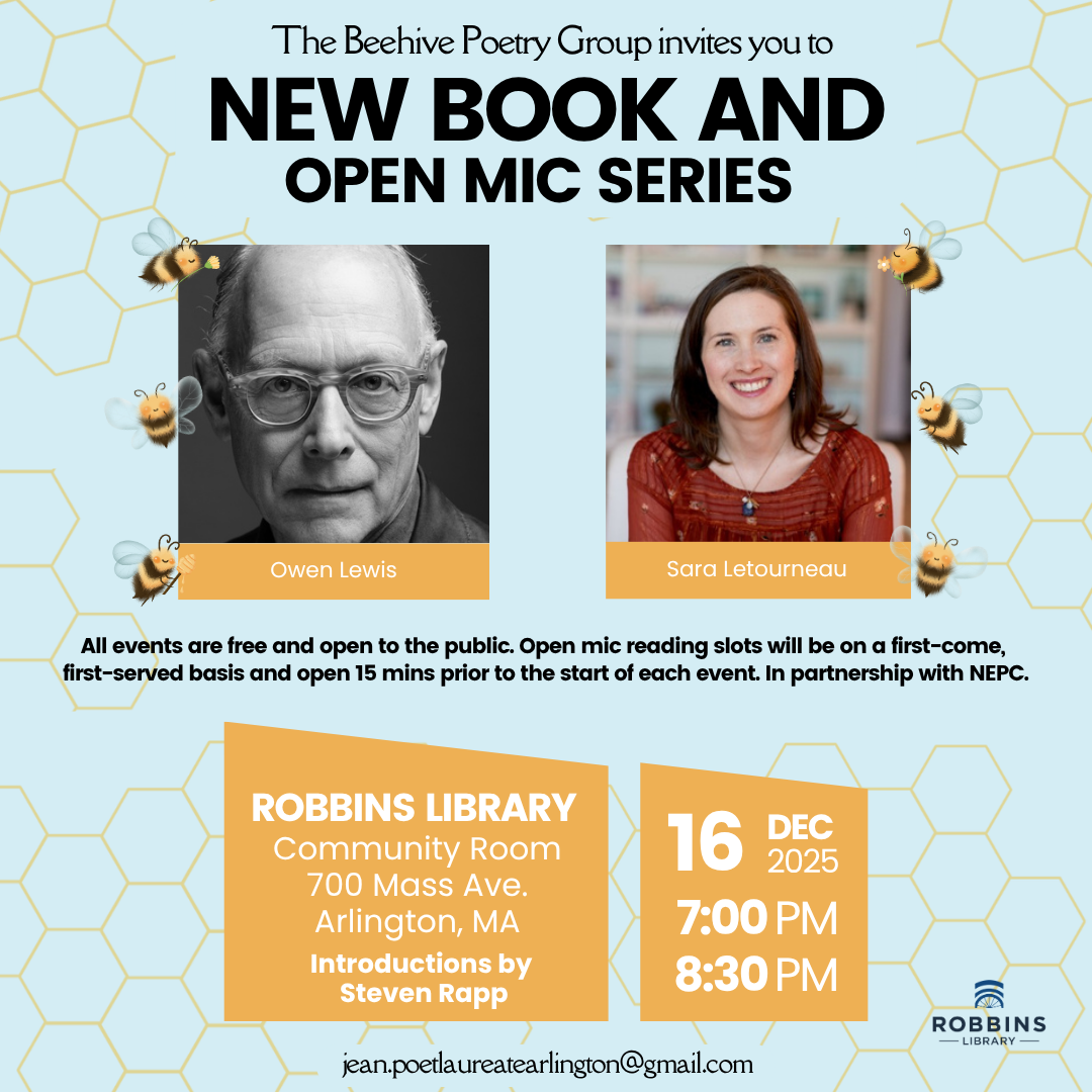 NEPC and Beehive Poetry: Sara Letourneau and Owen Lewis